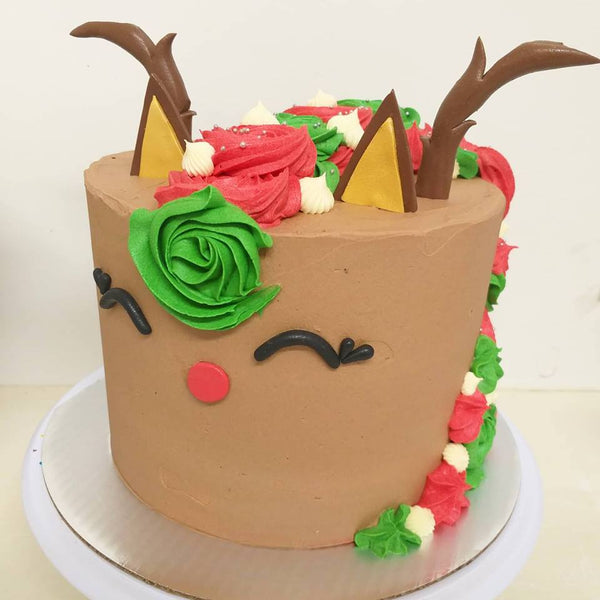 Christmas Reindeer Cake